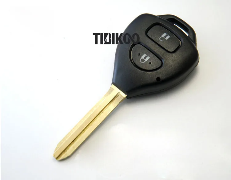10PCS Remote Key Shell 2 Button Replacement Key Blanks for Toyota Corolla Fob cover