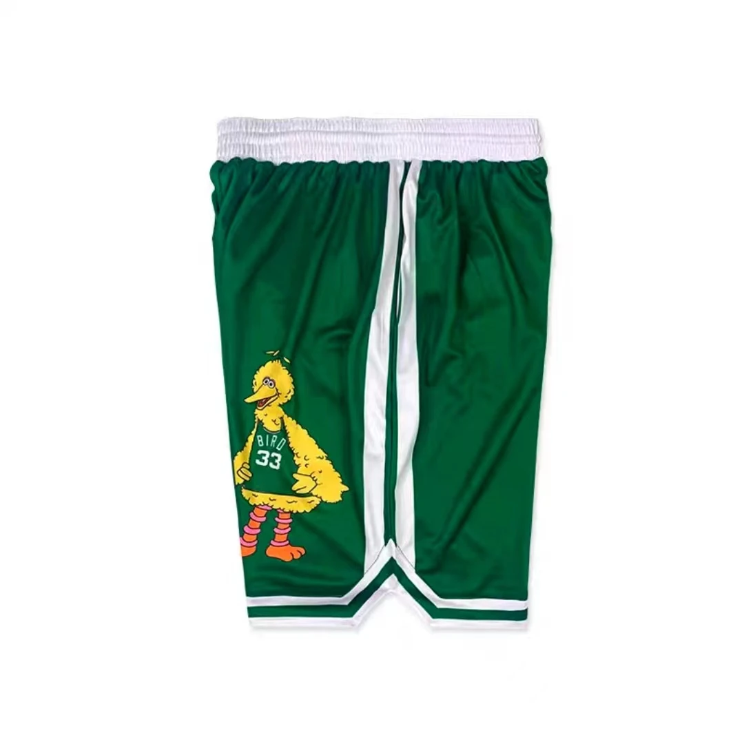 Street basketball pants Big Bird sports pants Basketball shorts Street basketball shorts Training running pants Quick drying Tat