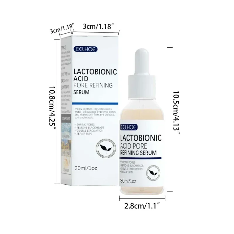 Lactobionic Acid Face Serum Pore Shrink Hyaluronic Acid Moisturizing Nourishing Firming Brighten Korean Cosmetics facial serum facial essence whitening serum salicylic acid facial serum