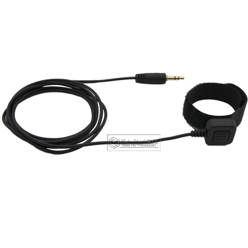 EARMOR-M50 tactical headset PTT, PTT extended finger button, call button, adapter M51, compatible with tactical equipment