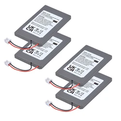 High-Capacity 1800mAh Replacement Battery for Playstation 3 Controllers (4 PCS Batteries)