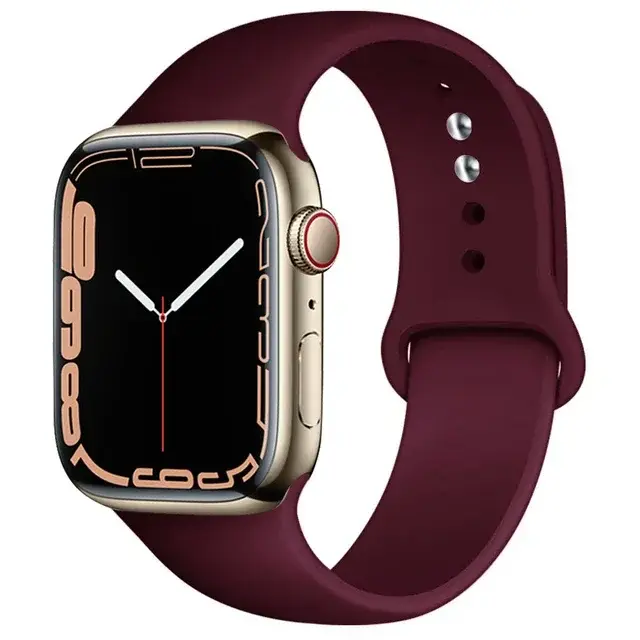 Silicone Band For Apple Watch strap 46mm 44mm 45mm 40mm 41mm 42-38mm 49mm sport bracelet iwatch series 11 10 9 8 7 6 5 SE Ultra3 - Image 33