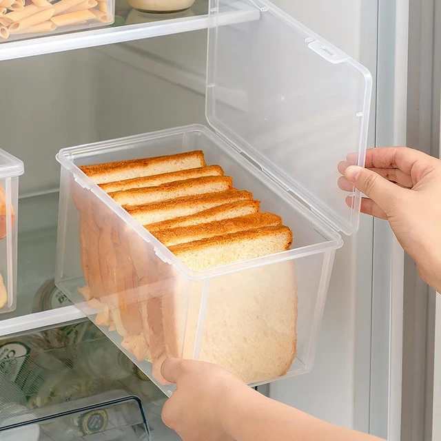 1pc Freezer Safe, Airtight, Bpa-Free Bread Storage Box & Toast