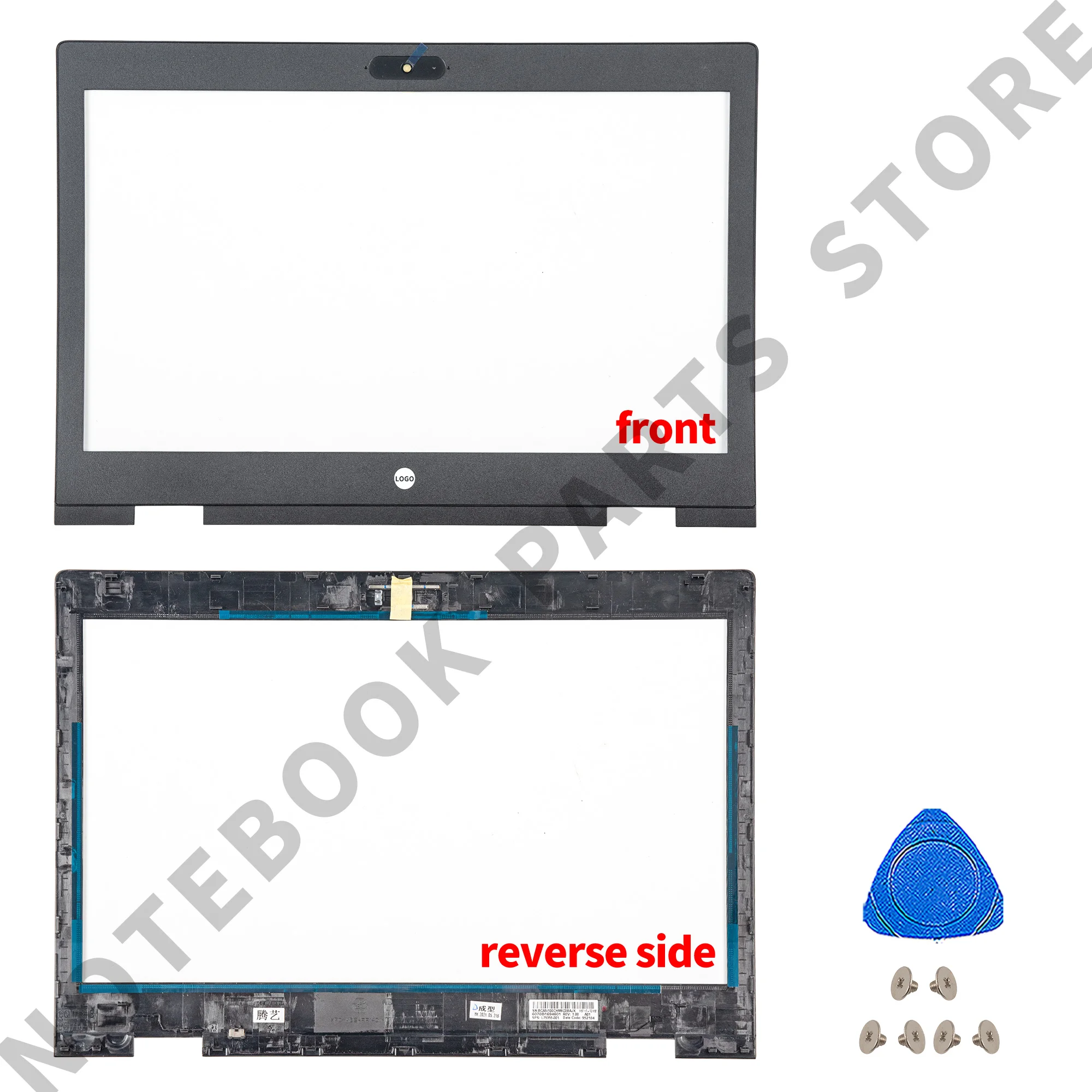 HP Probook 655 G4 655-G5 650 G4 650-G5 용 상단 뚜껑, 비 터치 노트북 LCD 후면 커버, 전면 베젤 커버, 경첩 L09757-001, 신제품