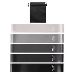 Enhanced Fitness Resistance Bands Set - 5 Levels (1set with bag)