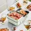 SUPOR 220V Electric Grill Pan Fryer 2000W Multifunctional Electric Hotpot Double Plate Removable Electric Grill Pan 4