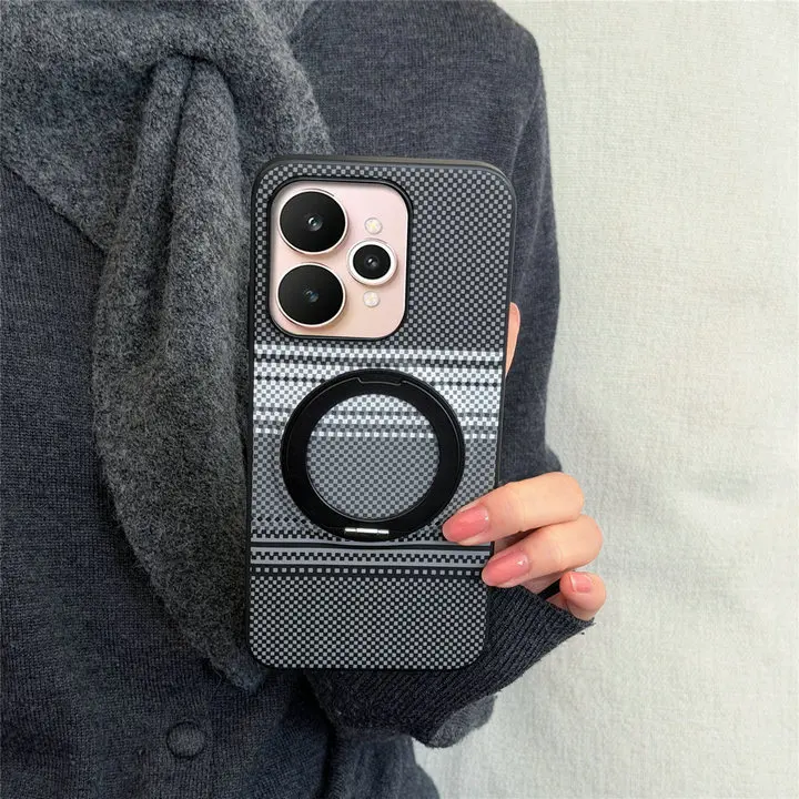 360° Rotatable Magnetic Ring Stand Shockproof Back Case
