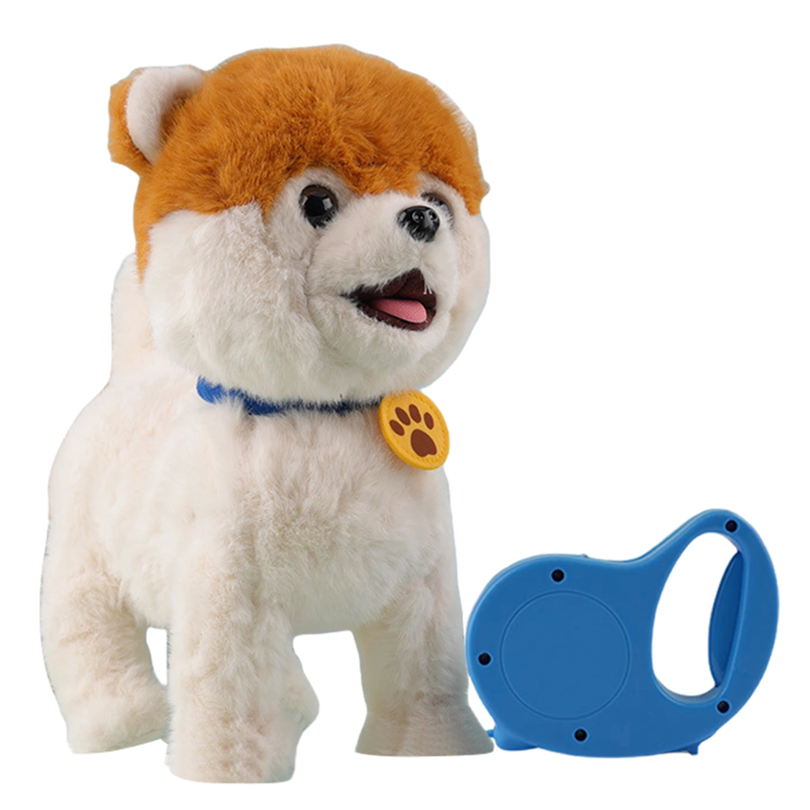 리모컨 줄이 달린 전자식 인터랙티브 플러시 장난감, 어린이를 위한 인터랙티브 전자 애완동물