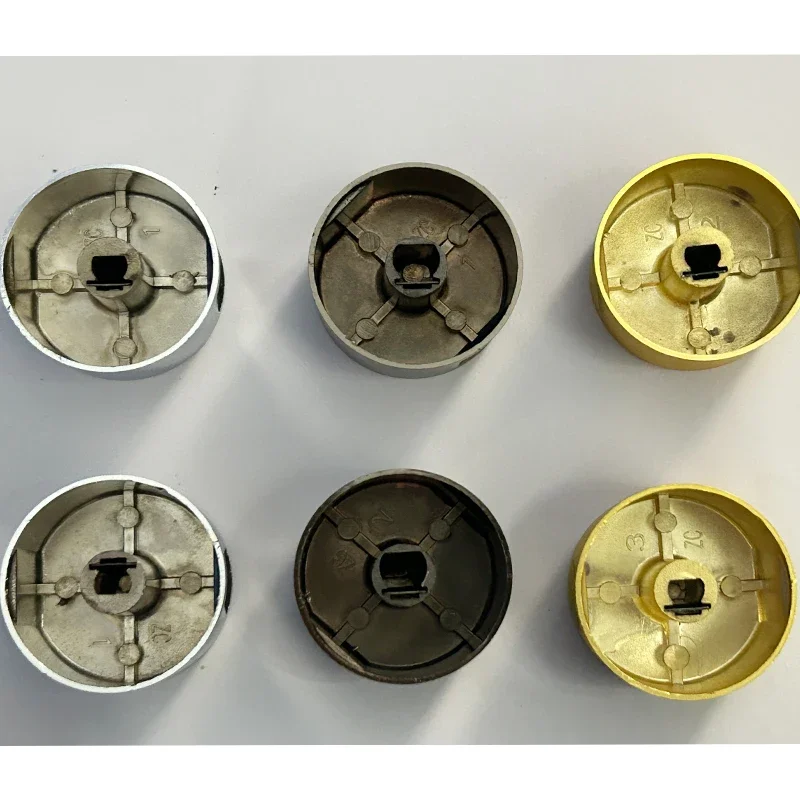 Gas Stove Accessories Stove Control Knobs Cookware Accessories 2 PCS 6MM 8MM Gas Stove Knobs Cooker Oven Control Switch Gas Cooker Accessories Assembly Black Button