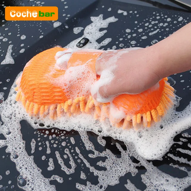 Car Wash Microfiber Car Washer Sponge Cleaning Car Care Detailing Brushes Washing Towel Auto Gloves Styling Accessories Gadget 1