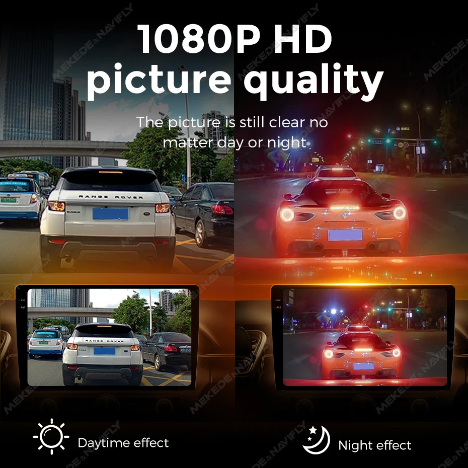 MEKEDE Car DVR Dash cam Full HD 1080P Visione notturna Cam ADAS Car DVR ADAS Dashcam Video USB per Android Lettore multimediale DVD - immagine 4