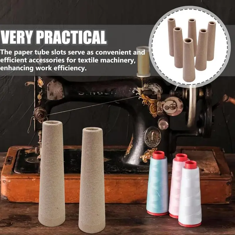 Yarn Ball Cones Thick Wool Yarn Cone Yarn Ball Winding Tube 6PCS DIY Knitting Tube Winder Weave Tube Wool Winding Supplies Craft 3
