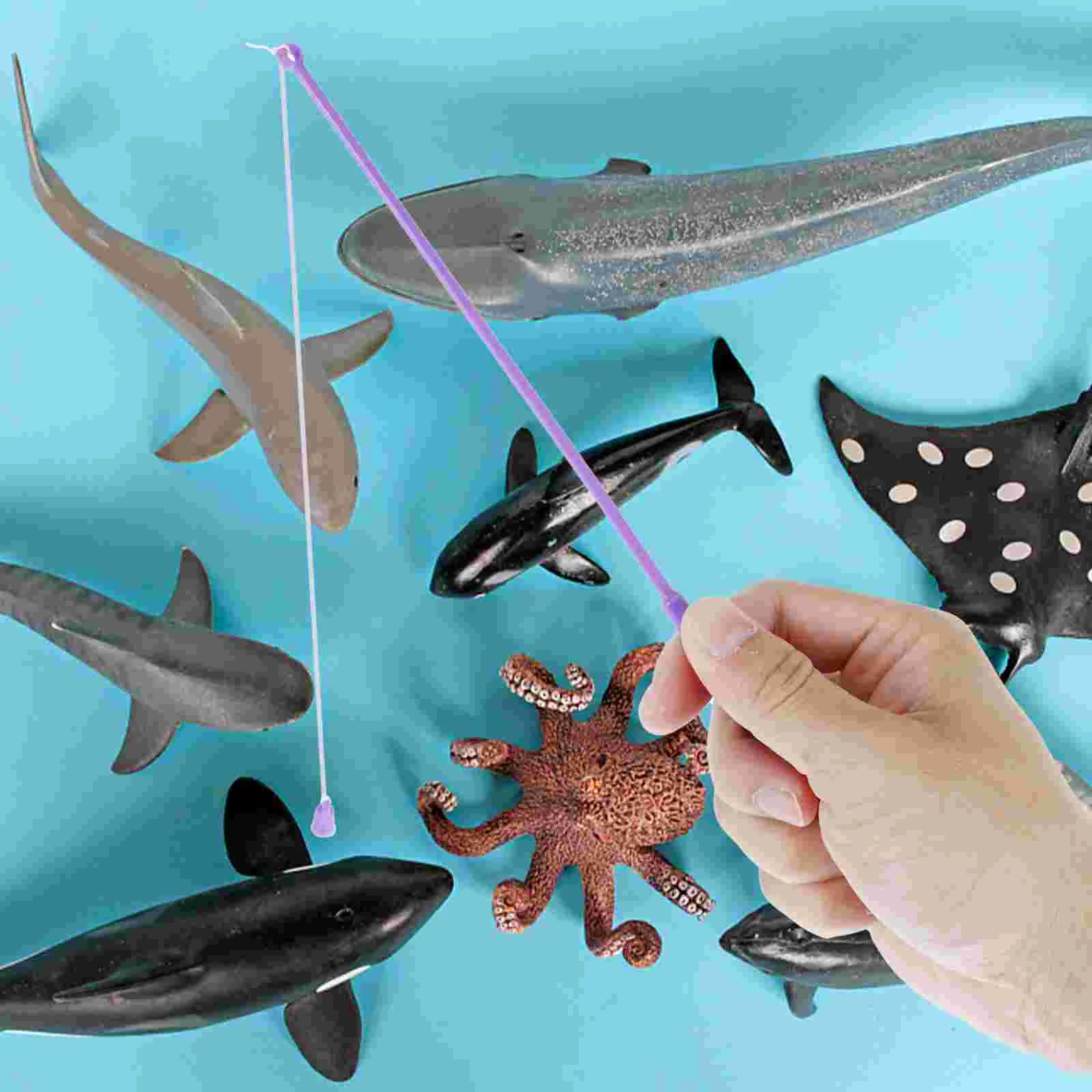 Fishing Games Poles Kids Toy Accessories Supplies Plastic Rods