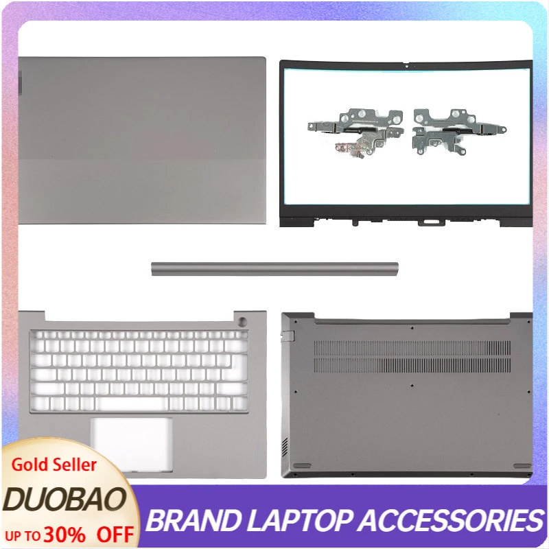 

For The New Lenovo ThinkBook 14 G2ITL G3 ARE LCD Back Cover/LCD Front Bezel/Palm Rest/Bottom Cover/Hinge/Axle Cover Silver Grey