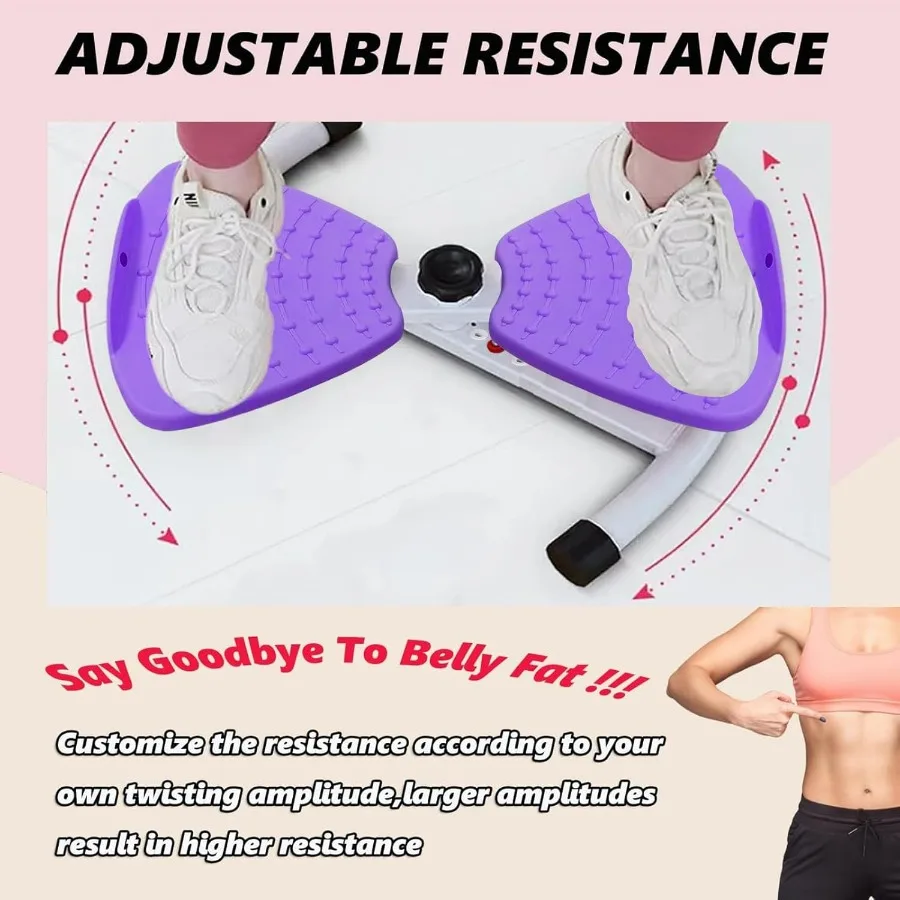 Waist Twister Machine Exercise, Twist Board for Exercise, Waist Twisting Machine, Adjustable Waist Twister Board Waist Sculptor