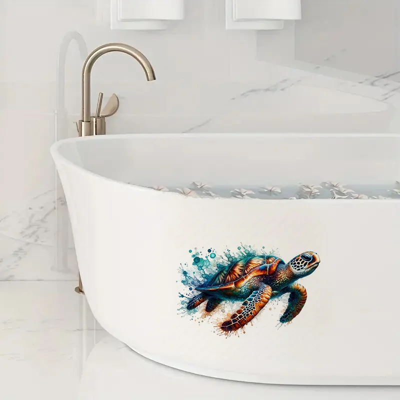 QT637# Sea Turtle Stickers Bedroom Entryway Living Room Porch Home Decoration Wall Stickers Removable