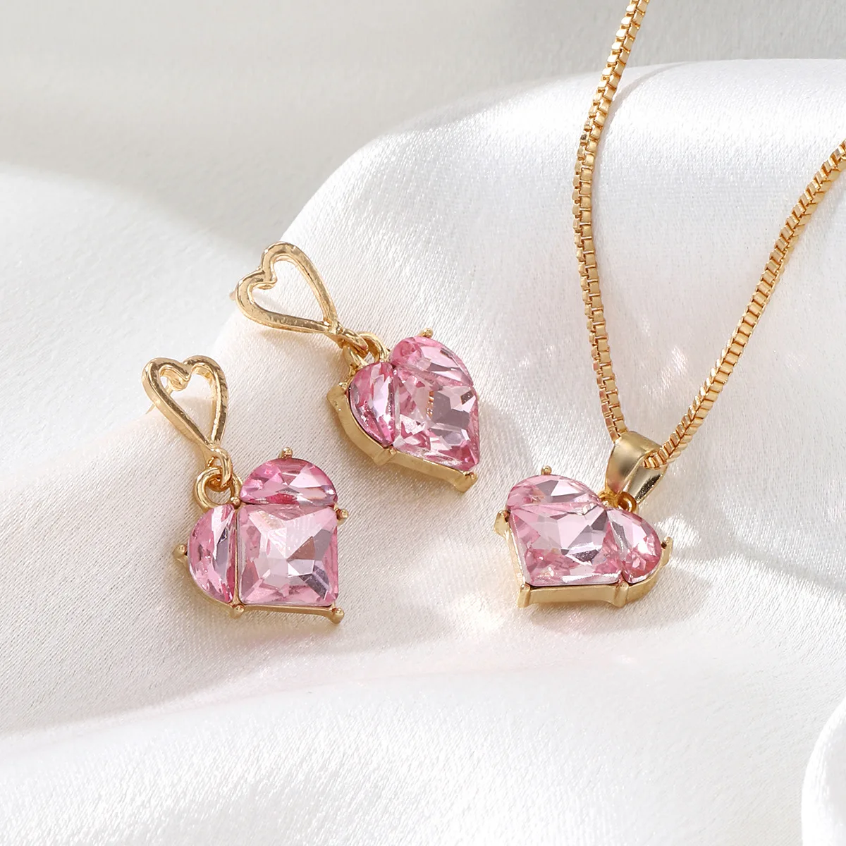 Jewelry Sets Necklace and Earrings for Bride