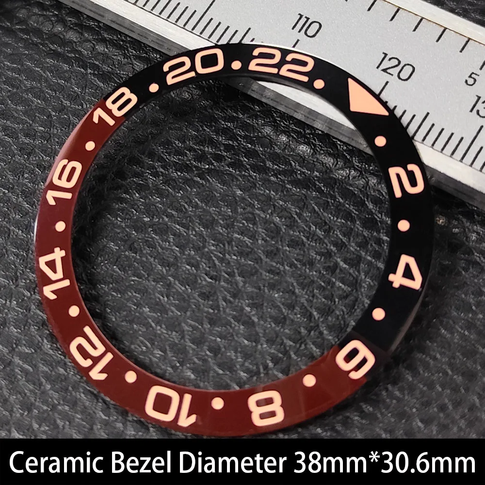 Elegant 38mm Ceramic Bezel Insert