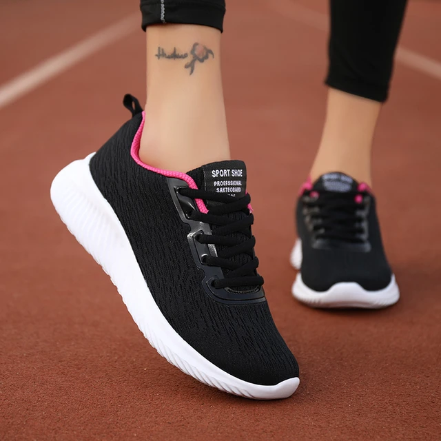 Women Shoes Ladies Breathable Sneakers Breathable Non Slip Soft