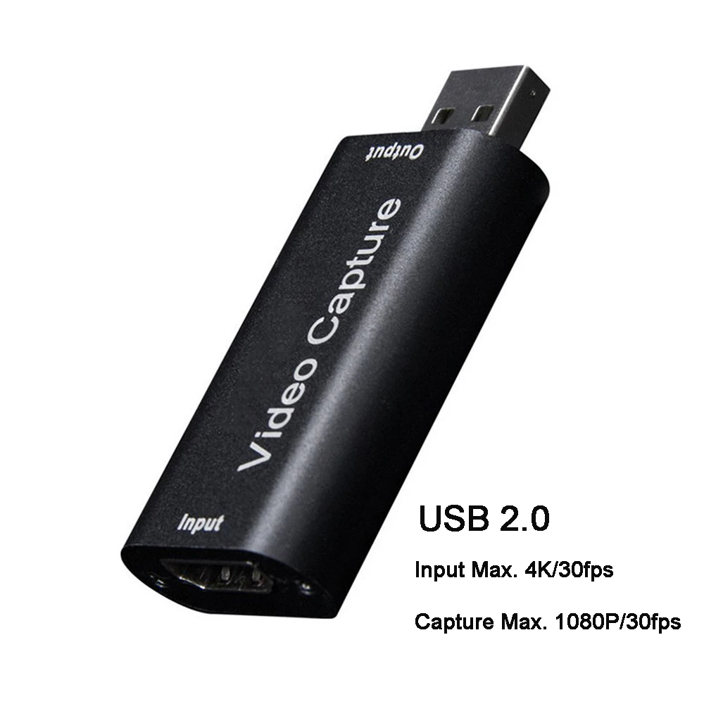 4K Video Yakalama Kartı USB 3.0 USB2.0 HDMI uyumlu Grabber Kaydedici PS4 Oyun DVD Kamera Kamera Kayıt Canlı Akış