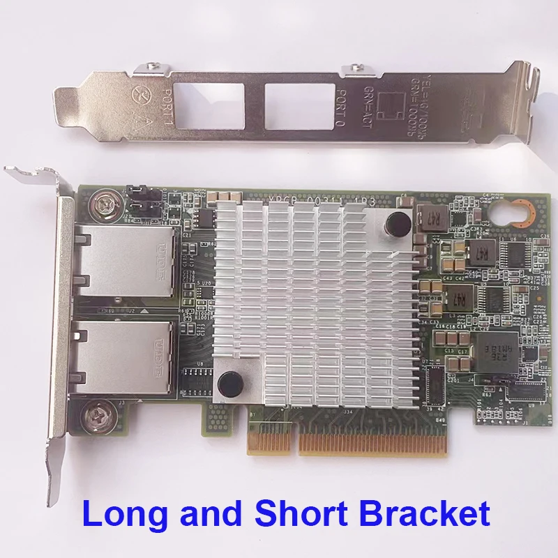 Double Port Server Ethernet Card X540-t2 Pcie-x8 Network Extend Adapter 2port 10 Gigabit Rj45 Wire pc Lan Controller 10g Pciex16 10g - Imagem 4