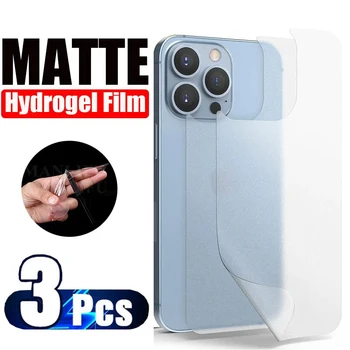 Pellicola Protettiva Idrogel Opaca Morbida per Retro (3 Pezzi) per iPhone Air 17 16 15 14 13 12 mini 11 Pro X XS MAX XR 7 8 Plus SE
