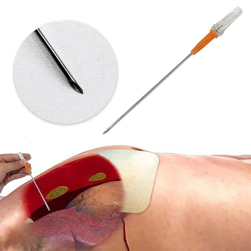1set First Aid Kit Tension Pneumothorax Thoracic Medical Needle