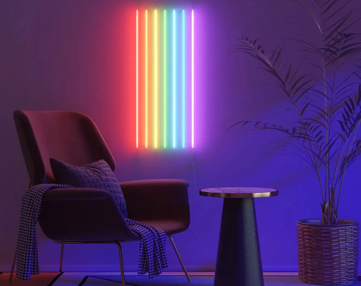 New Led Neon Light Colorful Rainbow Neon Sign for Room Home Party New led neon light colorful rainbow neon sign for room home party