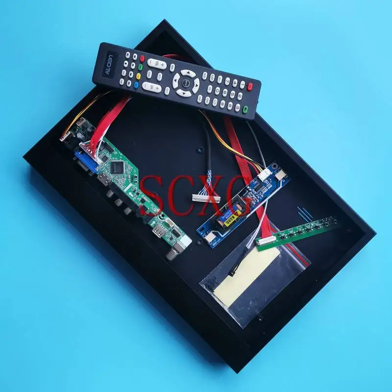 

Плата драйвера для аналогового ТВ LTN154X5 LTN154X9 LTN154XB + комплект металлических чехлов 1280*800 LVDS 30 Pin VGA HDMI-совместимый AV USB 2CCFL 15,4"