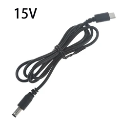 Universal USB C PD to DC Power Supply Cable, 5.5x2.1mm - 200cm (15V)