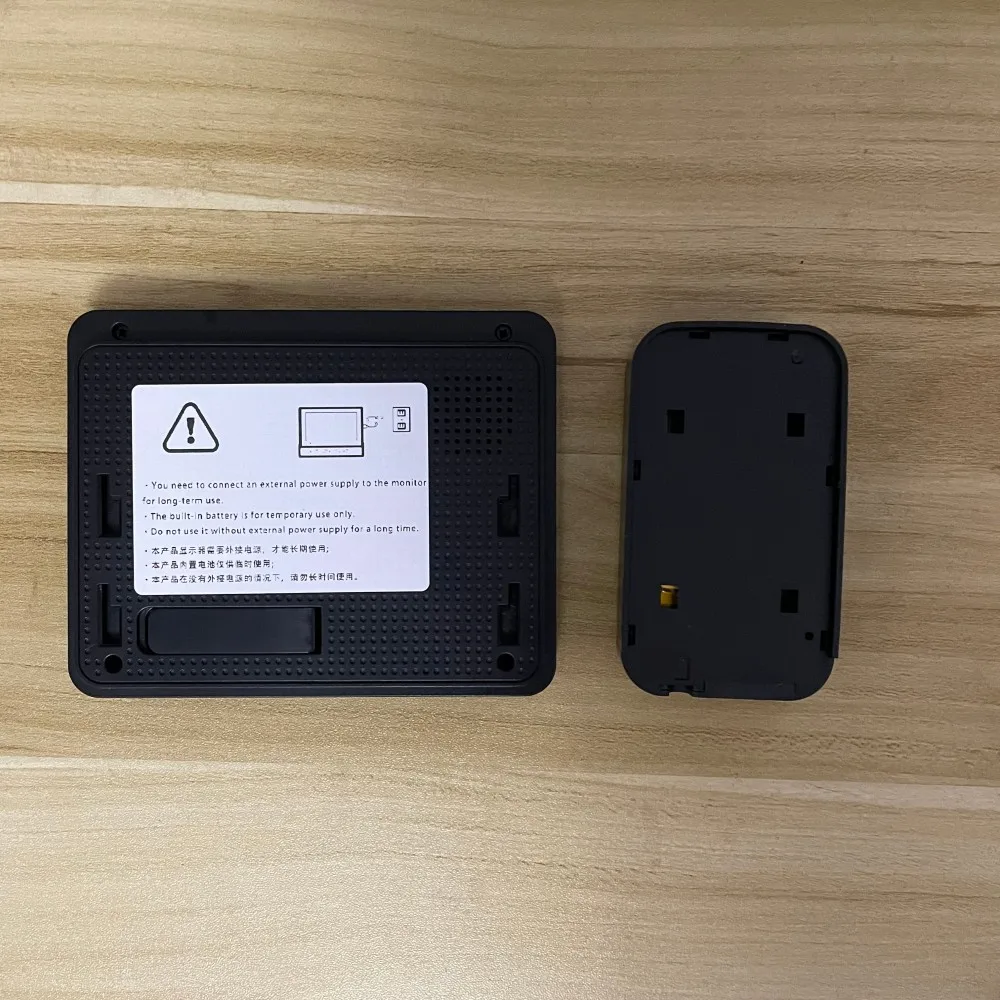 Video Doorbell Wireless with Screen 4.3'' IPS HD Smart Intercom 2.4G WiFi Two-Way Talk Night Vision