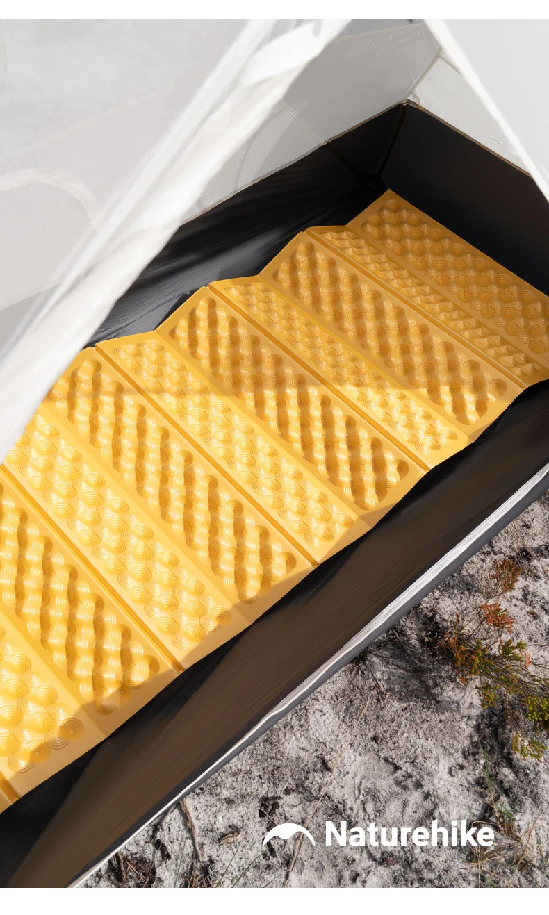 Naturehike R 3,0 IXPE Ei Nest Matte Hohe R Wert Aluminium Film Feuchtigkeit-beständig Matte Wandern Camping Matte Klapp Schaum schlafen Pad – Detail 12