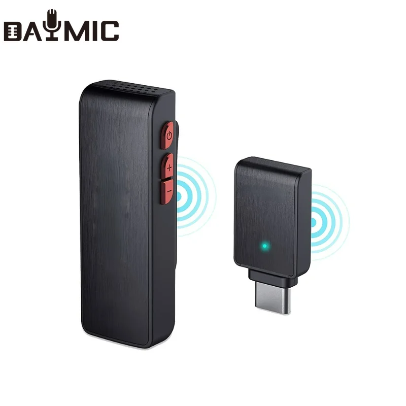 

AOSHEN RWM-801 2,4 GHz лацканый микрофон беспроводной петличный микрофон с зарядным чехлом для IPhone IPad Android компьютера ноутбука TikTok