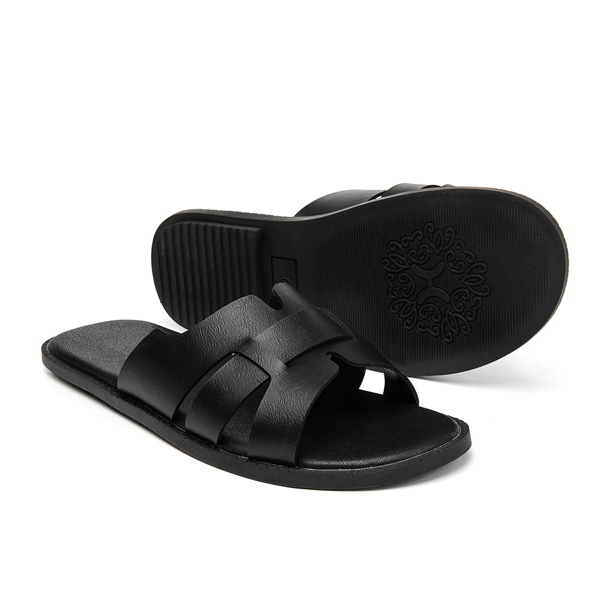 Herren-Hausschuhe, Badeschuhe, Outdoor-Freizeitsandalen, rutschfest und strapazierfähig, leichte, coole Herren-Slipper – Detail 8