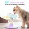 Elevated Ceramic Cat Bowl with 3 Heights, 20° Tilted, Anti-Vomiting, Whisker-Friendly, Elevated Food Dish for Cats & Small Dogs 2