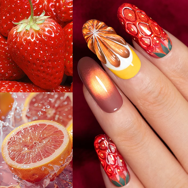 AWStorG 6가지 색상 유리 고양이 자석 젤 네일 폴리쉬 7.5ml 풀 커버리지 바니쉬 세미 퍼머넌트 슈퍼 화려한 네일 매니큐어