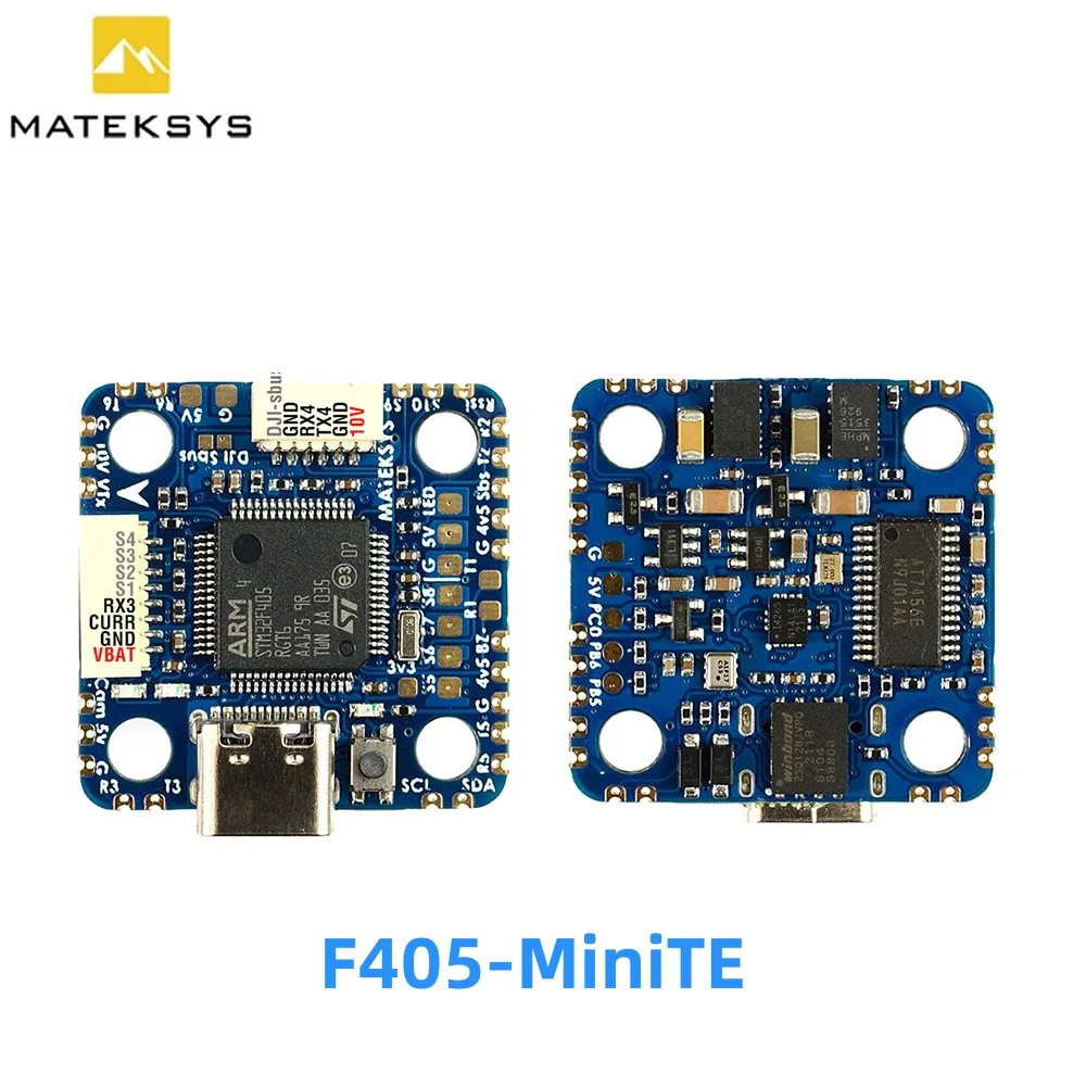 Matek System F405-Mini Te Flight Controller Built-In Muslimicm42605 W/Osd Bec 5V 10V Per Fpv Rc Racing Drone Dji Vtx