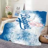 Los Angeles D-Dodgers Blanket Skin friendly comfort warm soft plush blanket suitable sofa living room office bedroom 1