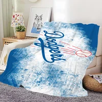 Los Angeles D-Dodgers Blanket Skin friendly comfort warm soft plush blanket suitable sofa living room office bedroom 1