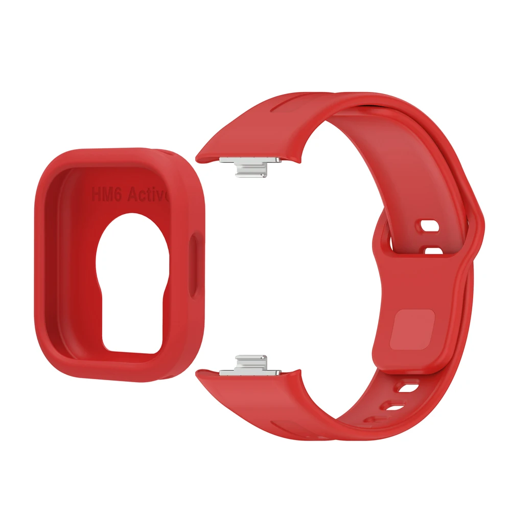 Smartwatch Silicone Case and Band Set - Protective Cover and Replacement Strap