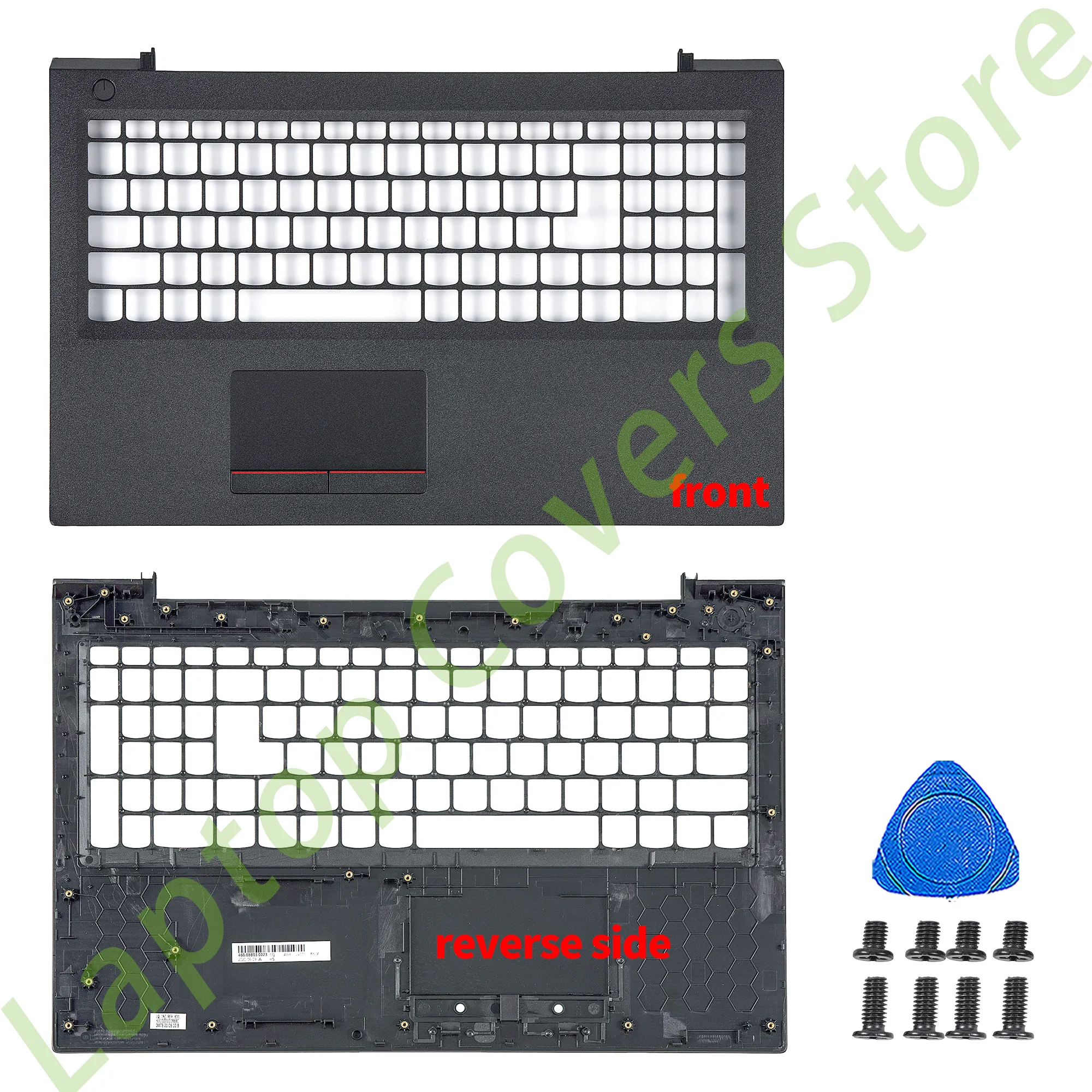 V110-15 V110-15IKB V110-15ISK LCD 후면 커버, 전면 베젤 팜레스트 하단 케이스, 후면 뚜껑 교체, 블랙 노트북 커버, 신제품