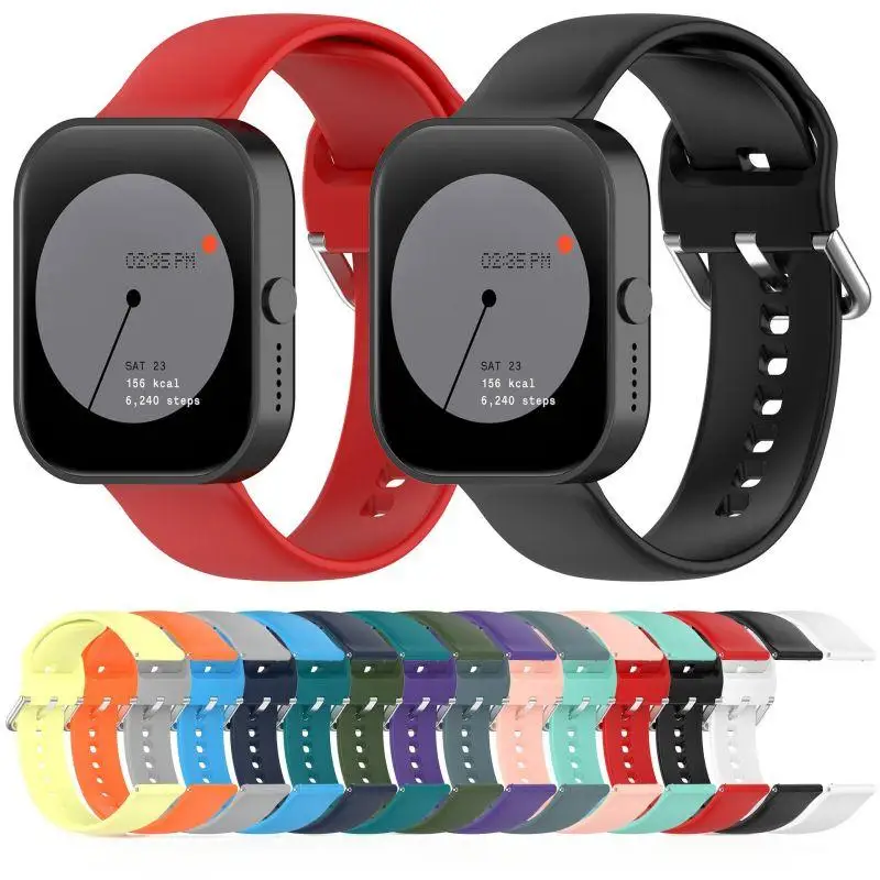 Enhanced Silicone Sports Wristband Bracelet 22mm