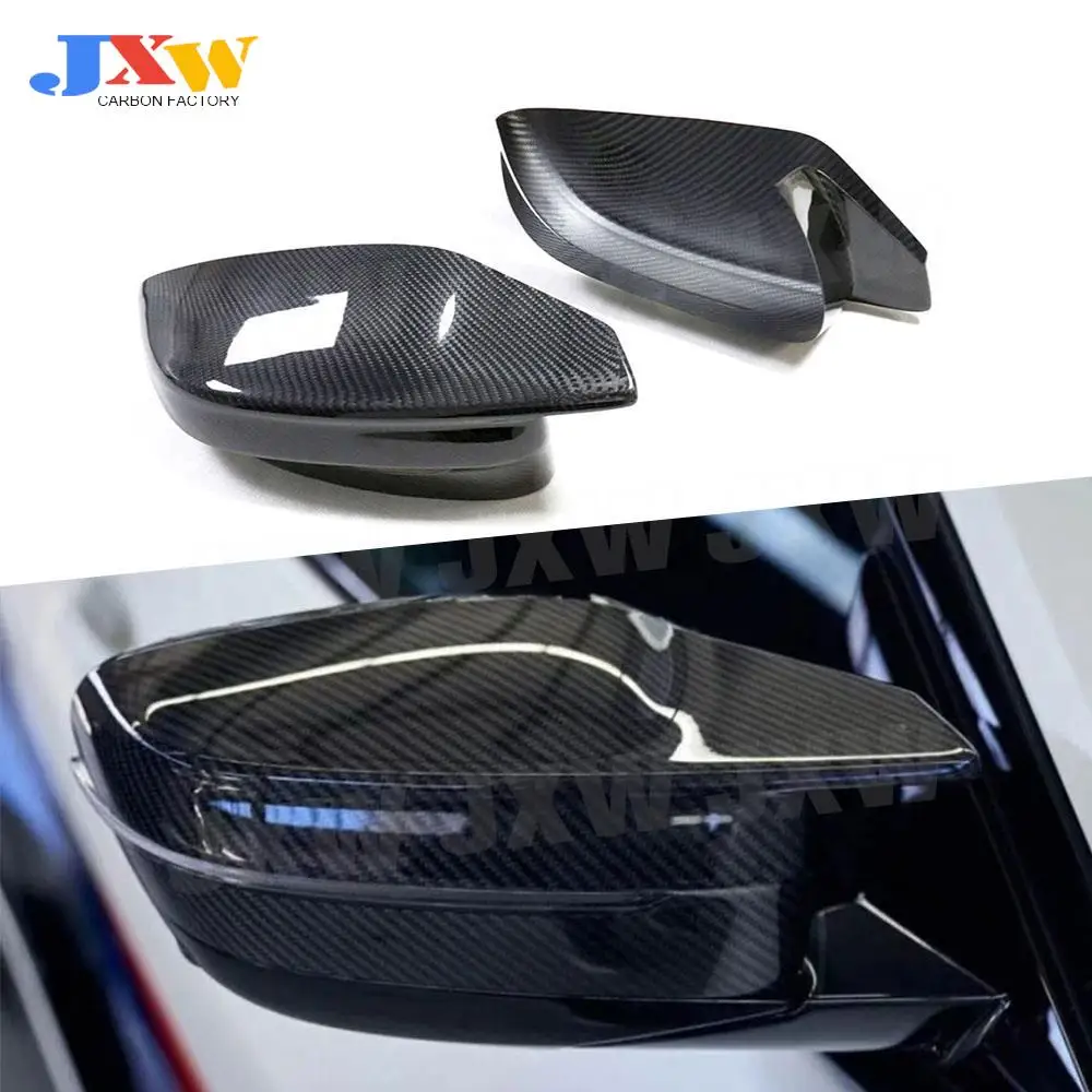 

New M3 M4 Real Carbon Fiber Rear View Mirror Cover For BMW M3 G80 M4 G82 G83 Side Door Mirror Caps LHD 2021+ Add on Style