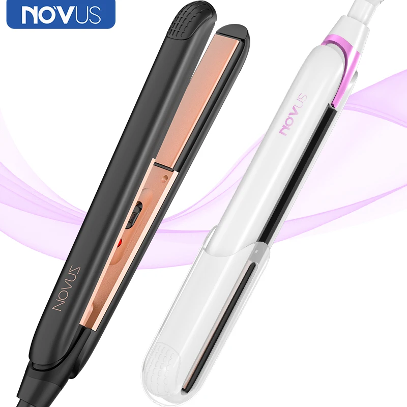 

NOVUS Professional Hair Straightener Curler Electric Splint Flat Iron Negative Ion Straight Curling Iron Hot Tool Straightener