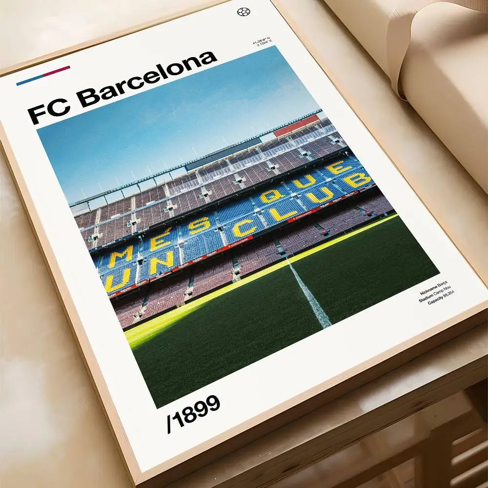 Foot Ball Clubs Playing Field Liverpool Poster HD Prints Art Picture Modern Home Decor Wall Art Painting for Living Room Bedroom