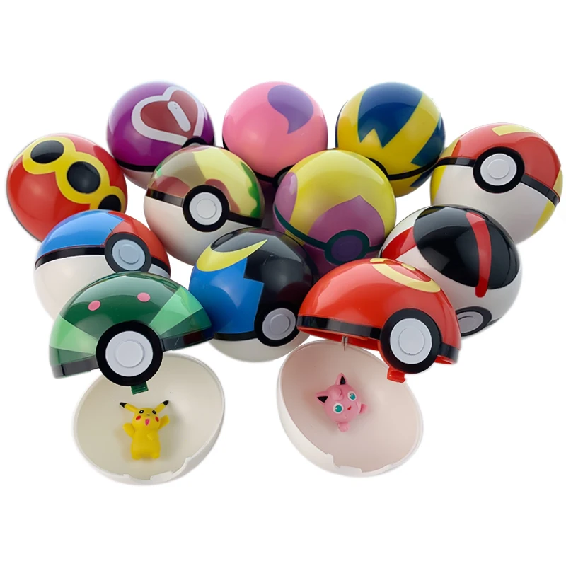 Pokemon Pokeball Brinquedos para Crianças, Pikachu, Bola de Elfos Kawaii,  Figura de Ação Aleatória, Bonecas, Decoração de Aniversário, Venda Quente -  AliExpress