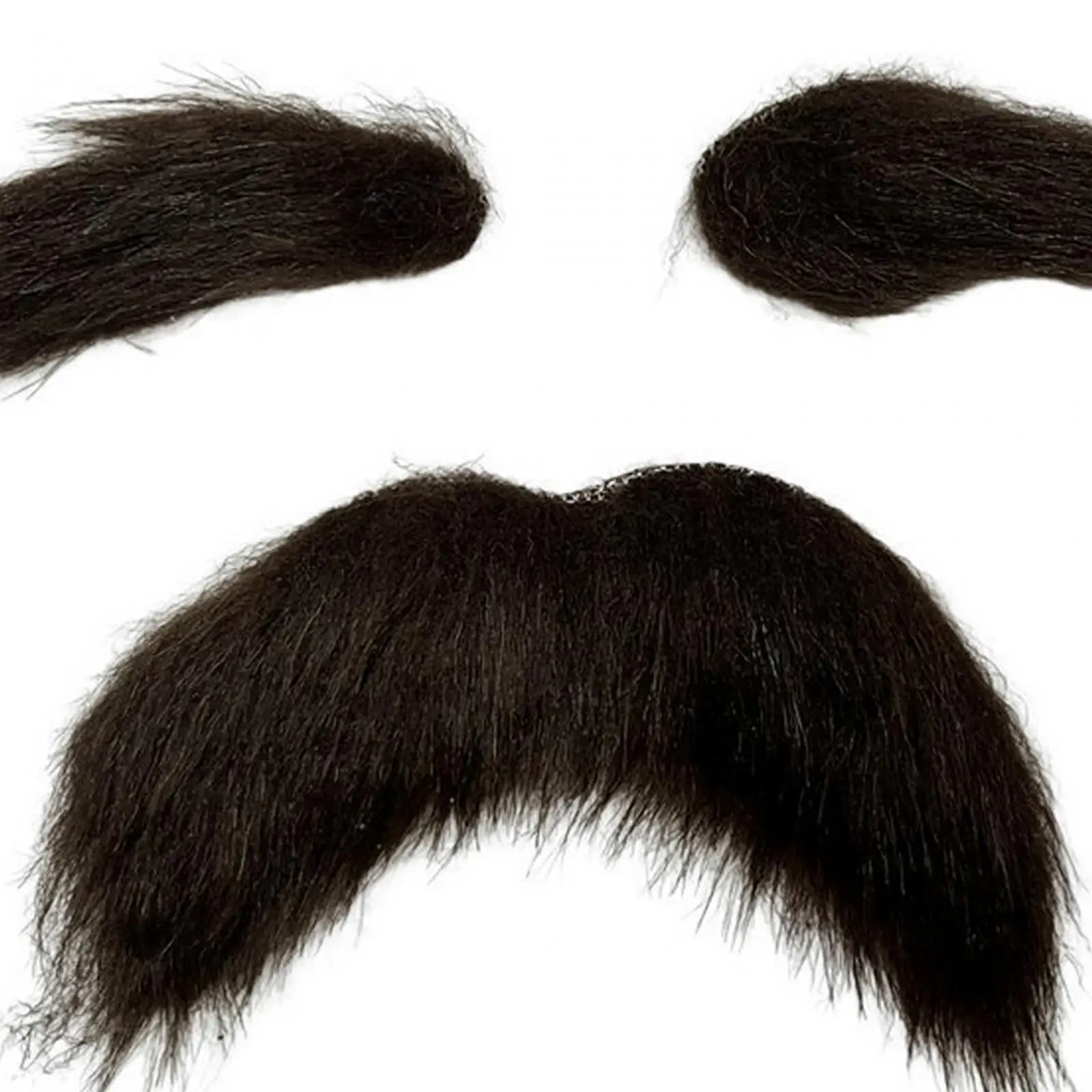 Ensemble De Faux Sourcils Auto-adhésifs, Fausse Barbe, Nouveauté, Moustache Pour Fête D'halloween, Accessoires De Spectacle Sur Théâtre