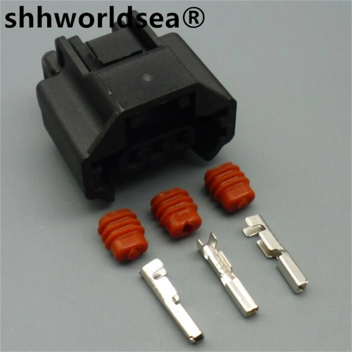 

shhworldsea 3 Pin 7223-6536-30 Auto Front Camshaft Sensor Connector Air Conditioning Pressure Switch Plug For TEANA HYUNDAI