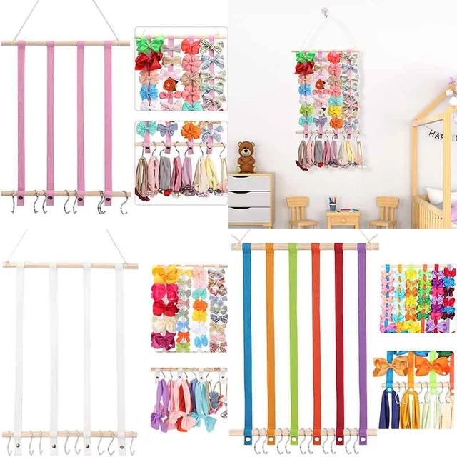 Hair Bow Holder Organizer for Girls Hair Clips Headband Organizer Storage  Hanging Hairpin Organizer Wall Hanging Decor for Room - AliExpress