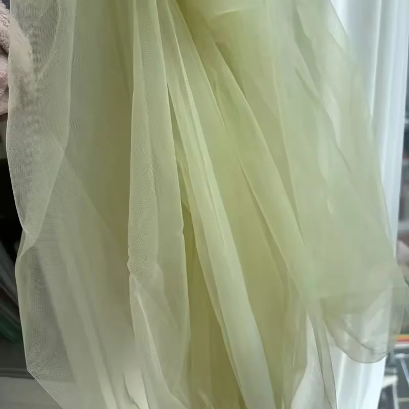 Elegant Sage Green Soft Tulle Fabric for Wedding Decor and DIY Projects